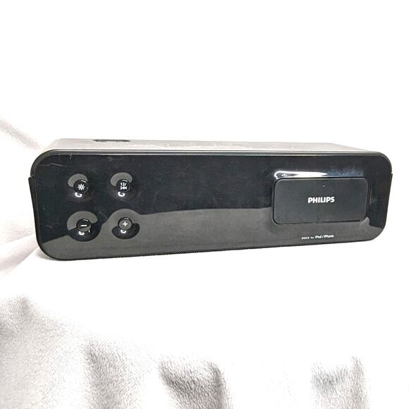 Philips AD345/37 Speaker Dock for Ipod Iphone Black Used Excellent - Picture 6 of 6